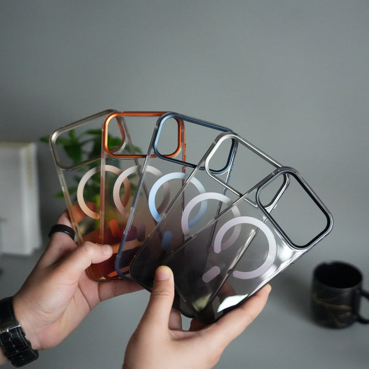 iPhone 17 Pro Max Dual Shade Magnetic Case | Aluminum Frame with MagSafe Ring & Metal Camera Guard