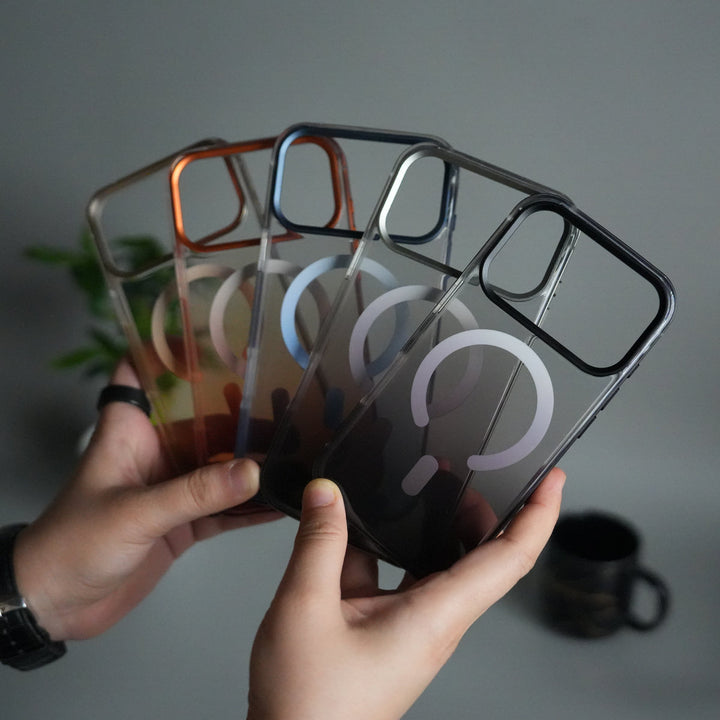 iPhone 17 Pro Dual Shade Magnetic Case | Aluminum Frame with MagSafe Ring & Metal Camera Guard