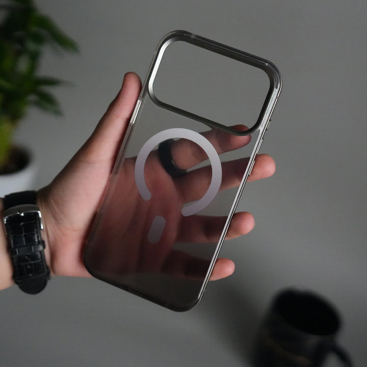 iPhone 17 Pro Max Dual Shade Magnetic Case | Aluminum Frame with MagSafe Ring & Metal Camera Guard