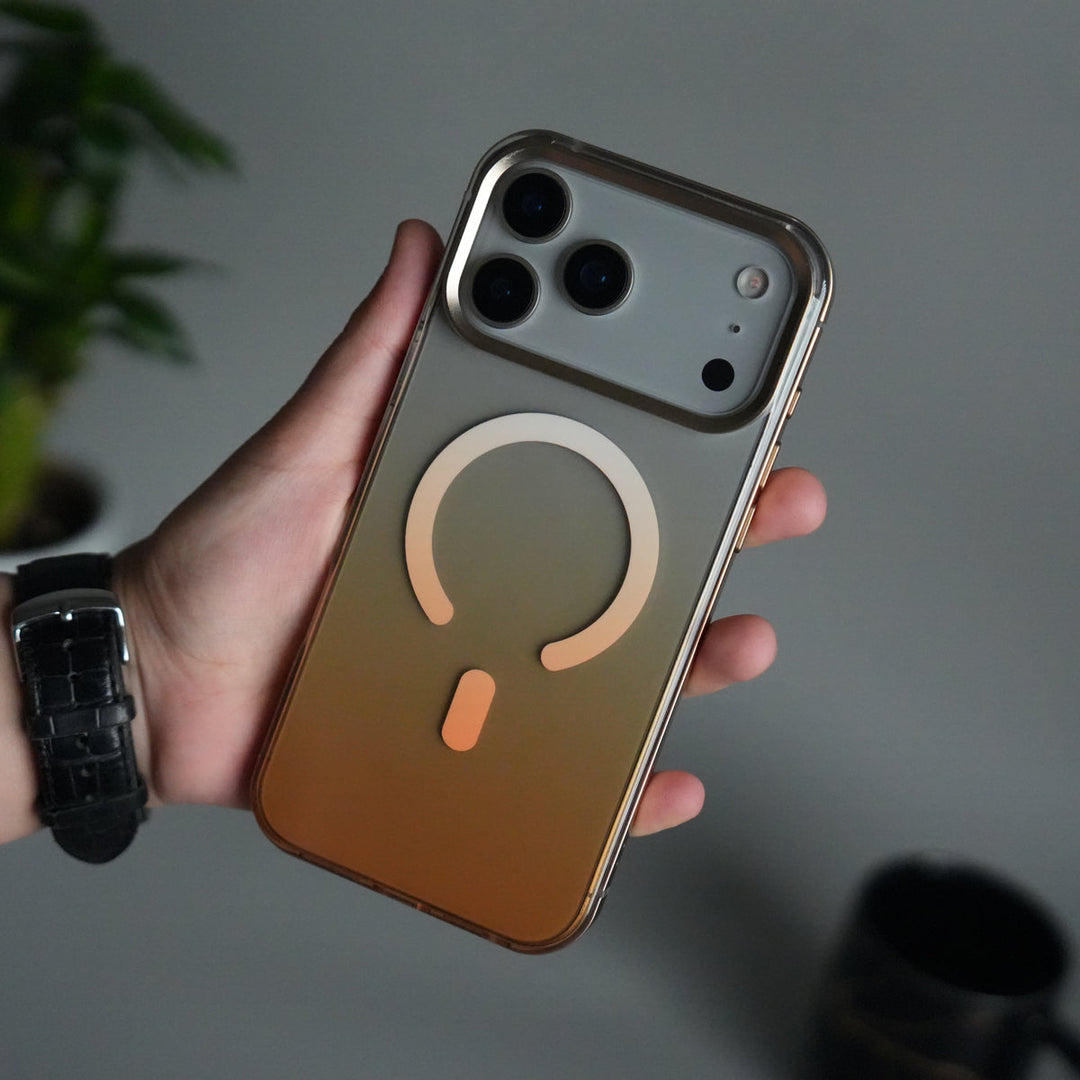 iPhone 17 Pro Max Dual Shade Magnetic Case | Aluminum Frame with MagSafe Ring & Metal Camera Guard