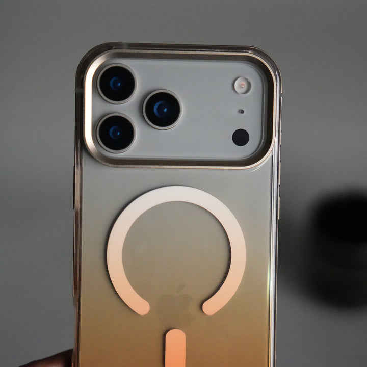 iPhone 17 Pro Max Dual Shade Magnetic Case | Aluminum Frame with MagSafe Ring & Metal Camera Guard