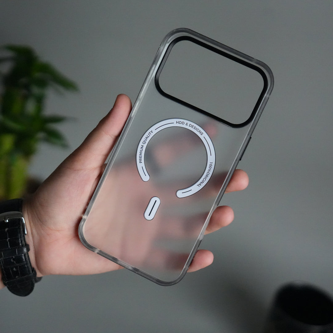 iPhone 17 Pro Frosted Magnetic Case | Aluminum Frame with MagSafe Ring & Metal Camera Guard