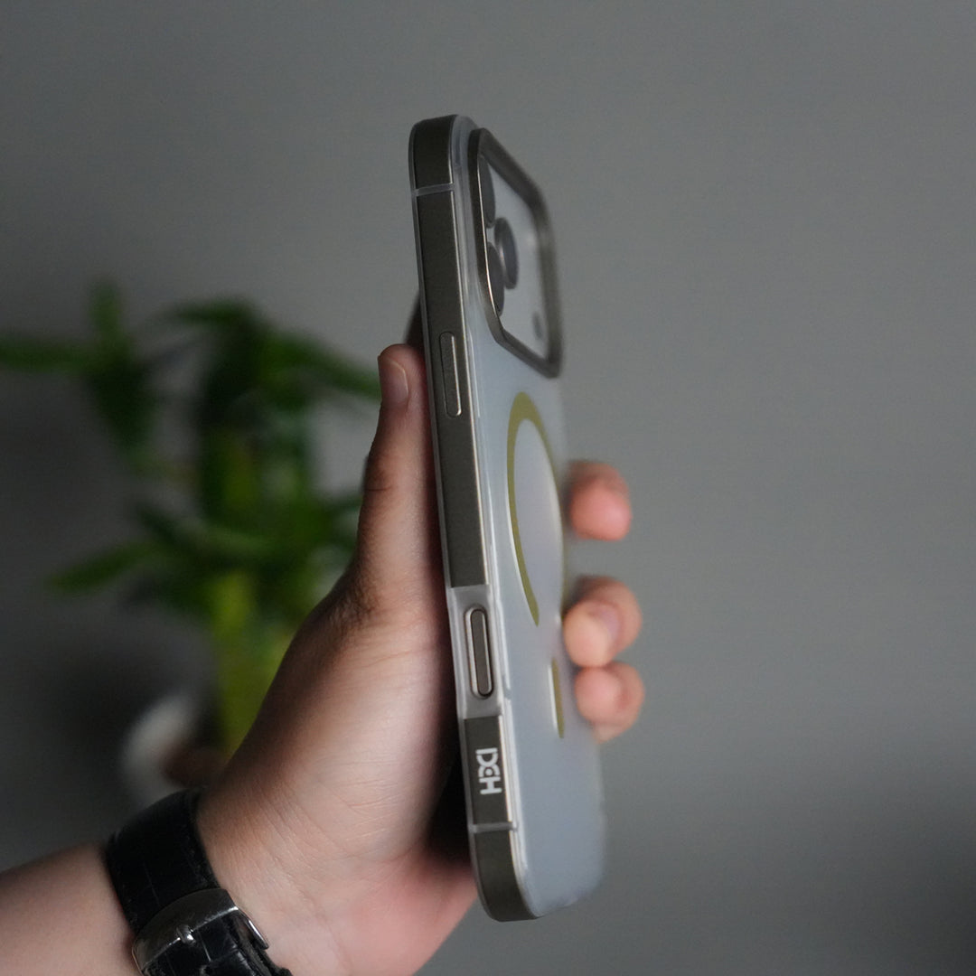 iPhone 17 Pro Frosted Magnetic Case | Aluminum Frame with MagSafe Ring & Metal Camera Guard
