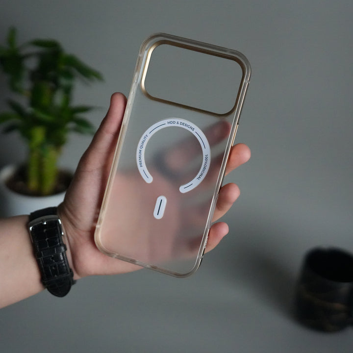 iPhone 17 Pro Frosted Magnetic Case | Aluminum Frame with MagSafe Ring & Metal Camera Guard