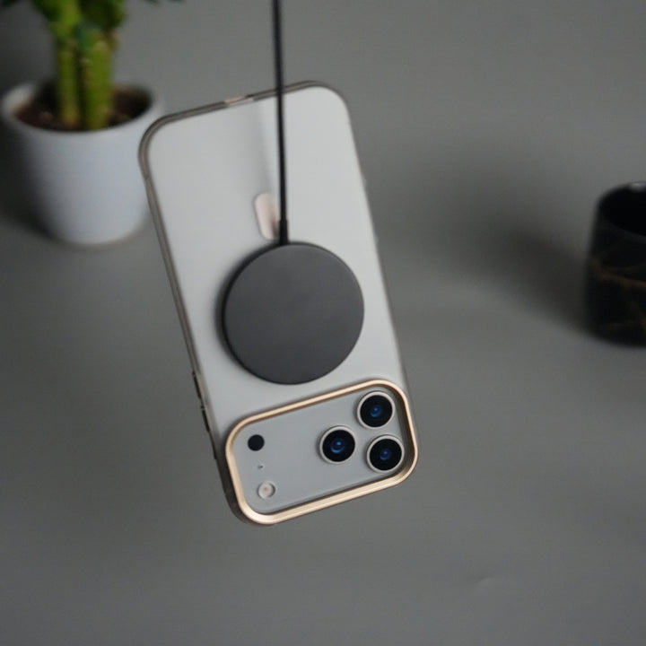 iPhone 17 Pro Frosted Magnetic Case | Aluminum Frame with MagSafe Ring & Metal Camera Guard