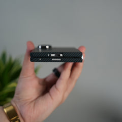 Galaxy Z Fold 7 Ultra-Slim Carbon Fiber Texture Case with Front glass Protection