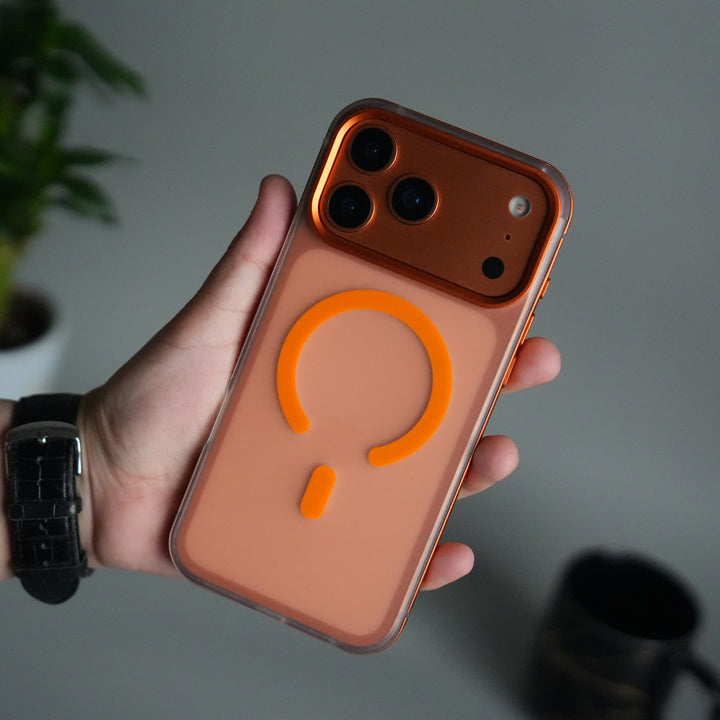 iPhone 17 Pro Frosted Magnetic Case | Aluminum Frame with MagSafe Ring & Metal Camera Guard