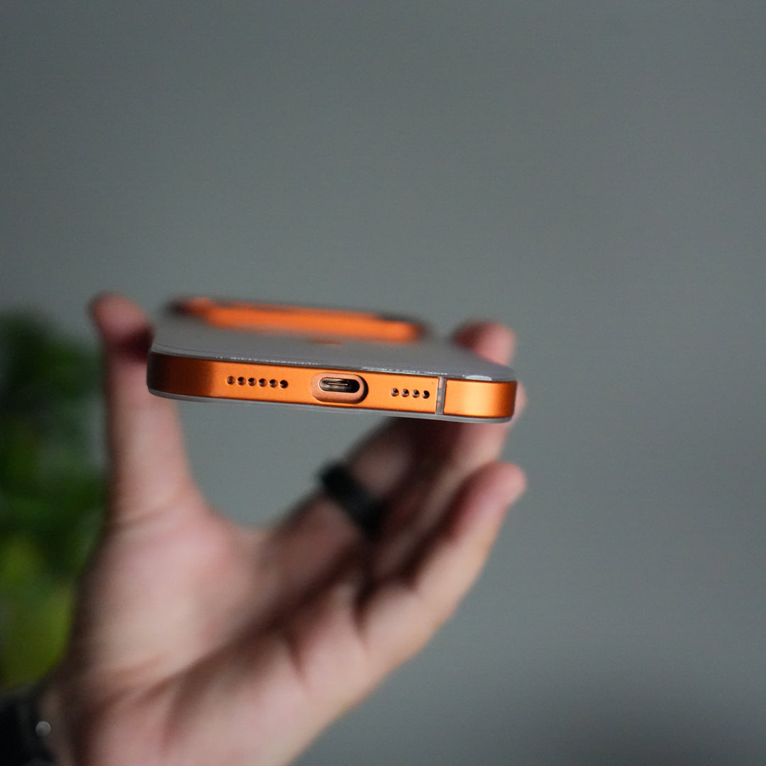 iPhone 17 Pro Frosted Magnetic Case | Aluminum Frame with MagSafe Ring & Metal Camera Guard