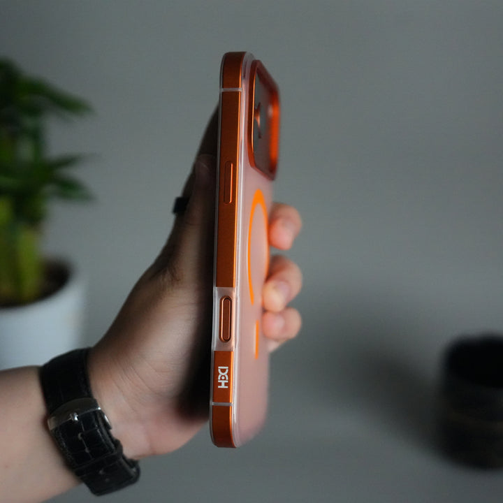 iPhone 17 Pro Frosted Magnetic Case | Aluminum Frame with MagSafe Ring & Metal Camera Guard