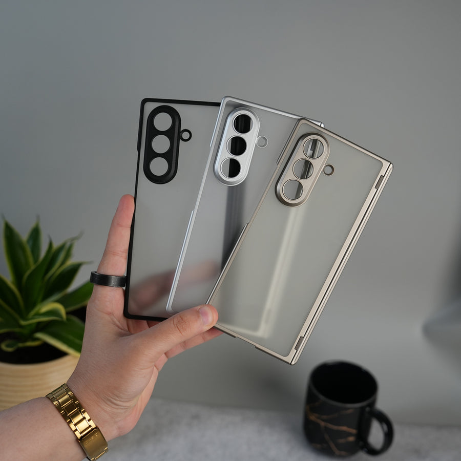 Galaxy Z Fold 7 Frosted Matte Case | Front Glass & Heinge Protection