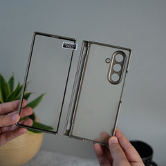 Galaxy Z Fold 7 Frosted Matte Case | Front Glass & Heinge Protection
