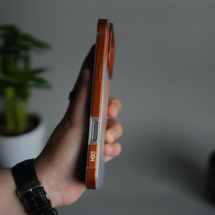 iPhone 17 Pro Frosted Magnetic Case | Aluminum Frame with MagSafe Ring & Metal Camera Guard