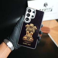Lion Capital of Ashoka Case for Galaxy Ultra Series | Satyameva Jayate design Cover