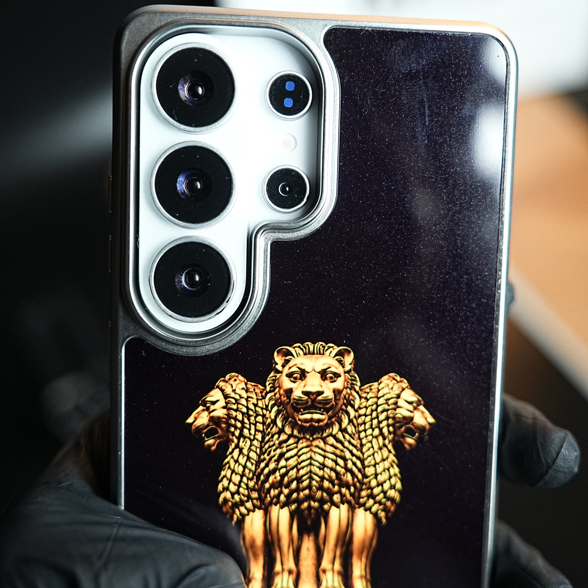 Lion Capital of Ashoka Case for Galaxy Ultra Series | Satyameva Jayate design Cover