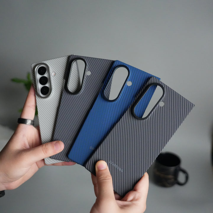 Galaxy Z Fold 7 Carbon Fiber Texture Back Case with Front Membrane | Ultra-Thin Protective Cover