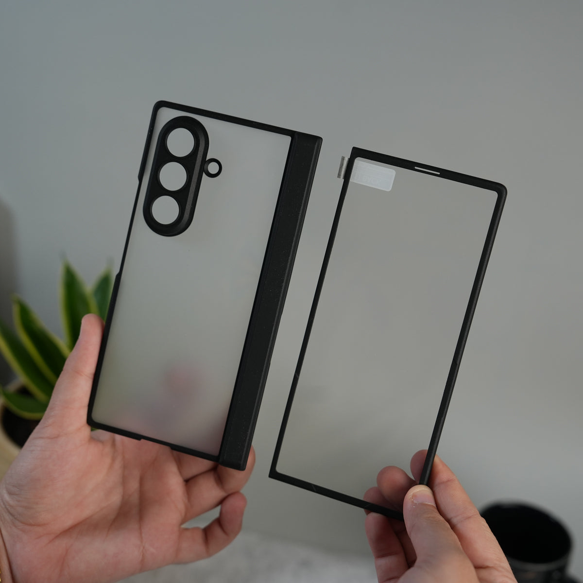 Galaxy Z Fold 7 Frosted Matte Case | Front Glass & Heinge Protection