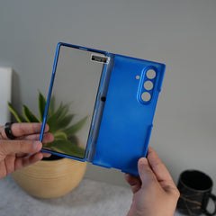 Galaxy Z Fold 7 GKK Kickstand Slide Camera Lid Folding PC Phone Cover with Tempered Glass Screen Film
