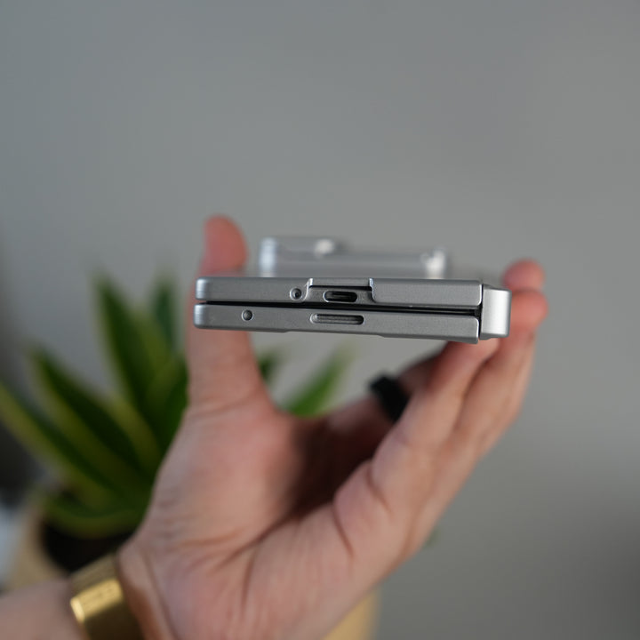 Galaxy Z Fold 7 GKK Kickstand Slide Camera Lid Folding PC Phone Cover with Tempered Glass Screen Film