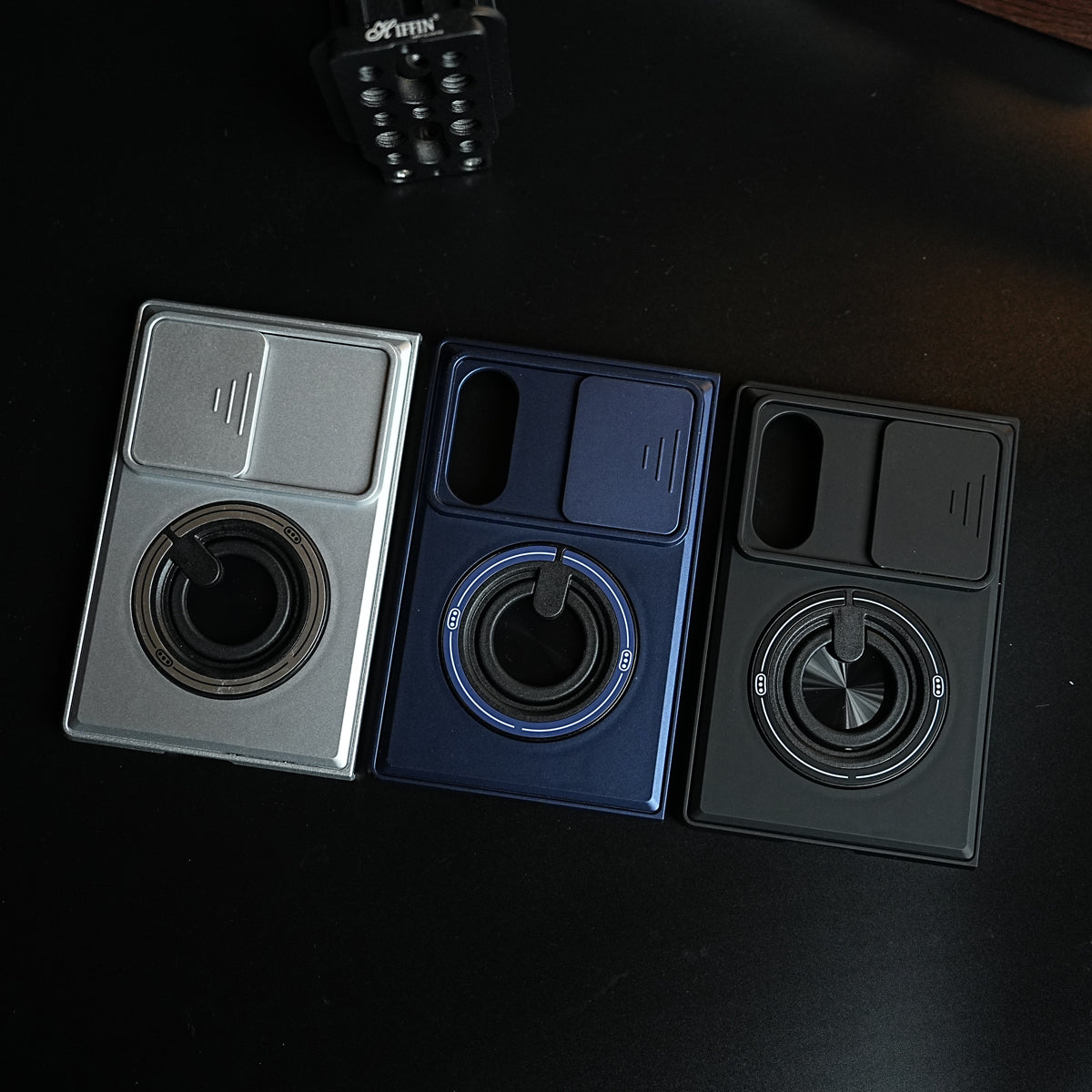 Sliding Camera Shield Case for Galaxy Z Fold 8 | Rotating Ring Stand