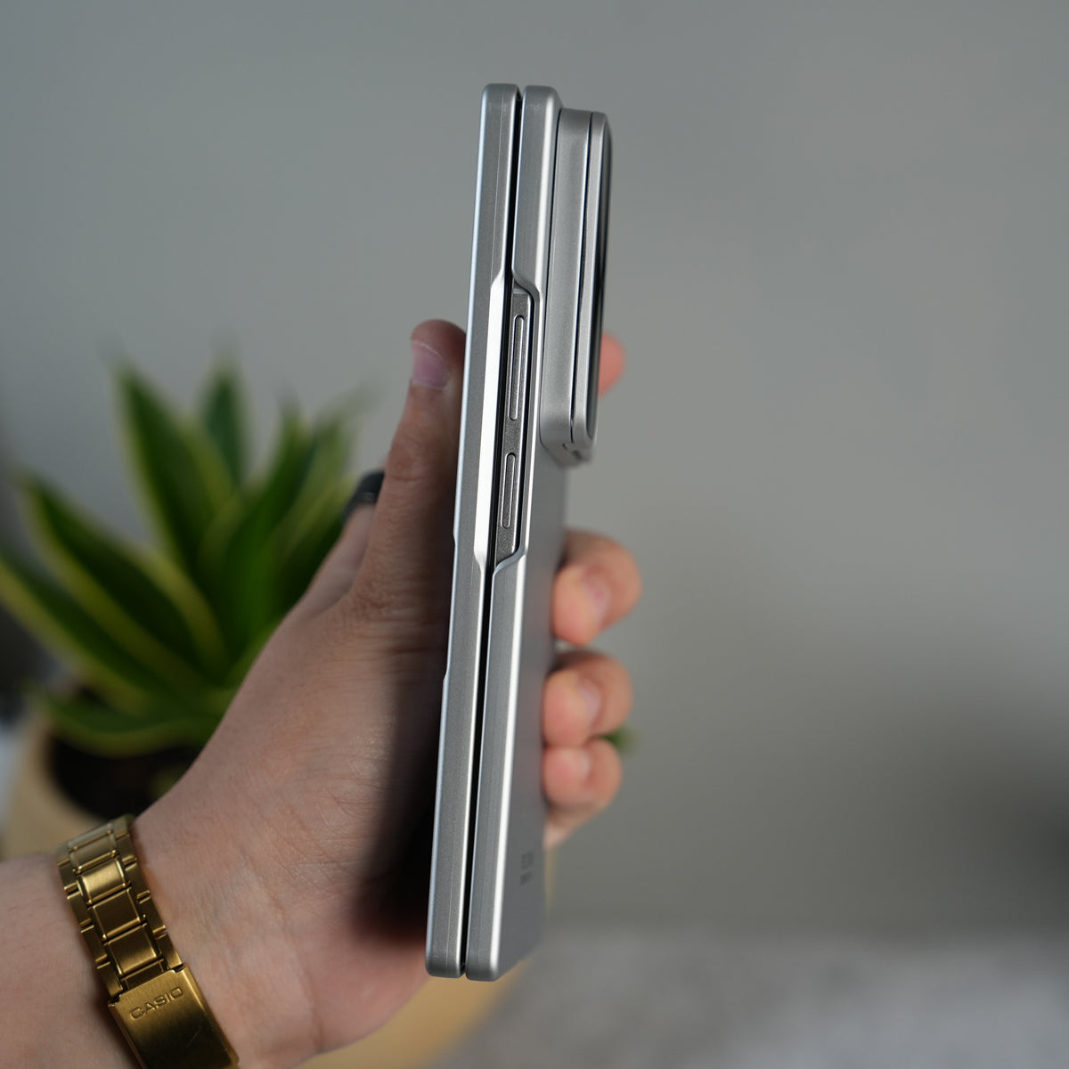 Galaxy Z Fold 7 GKK Kickstand Slide Camera Lid Folding PC Phone Cover with Tempered Glass Screen Film