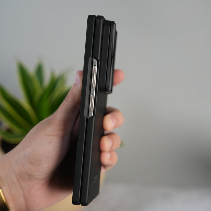 Galaxy Z Fold 7 GKK Kickstand Slide Camera Lid Folding PC Phone Cover with Tempered Glass Screen Film