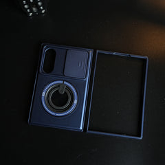 Sliding Camera Shield Case for Galaxy Z Fold 8 | Rotating Ring Stand