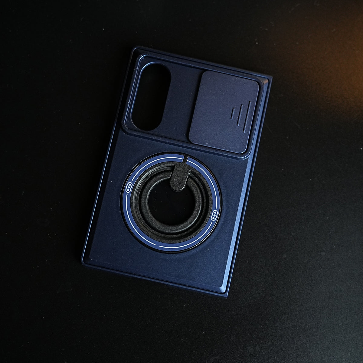 Sliding Camera Shield Case for Galaxy Z Fold 8 | Rotating Ring Stand