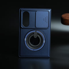 Sliding Camera Shield Case for Galaxy Z Fold 8 | Rotating Ring Stand