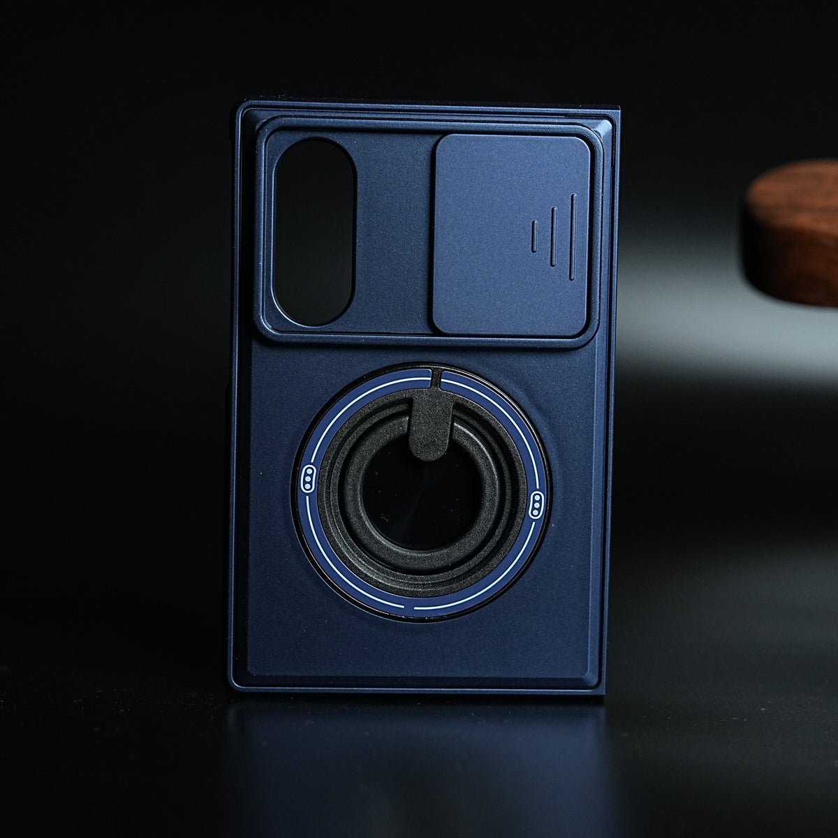 Sliding Camera Shield Case for Galaxy Z Fold 8 | Rotating Ring Stand
