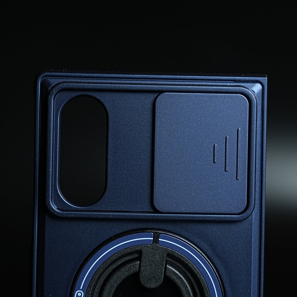 Sliding Camera Shield Case for Galaxy Z Fold 8 | Rotating Ring Stand