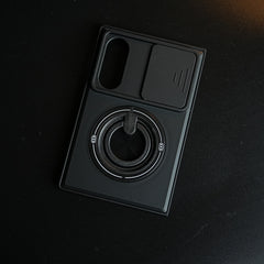 Sliding Camera Shield Case for Galaxy Z Fold 8 | Rotating Ring Stand