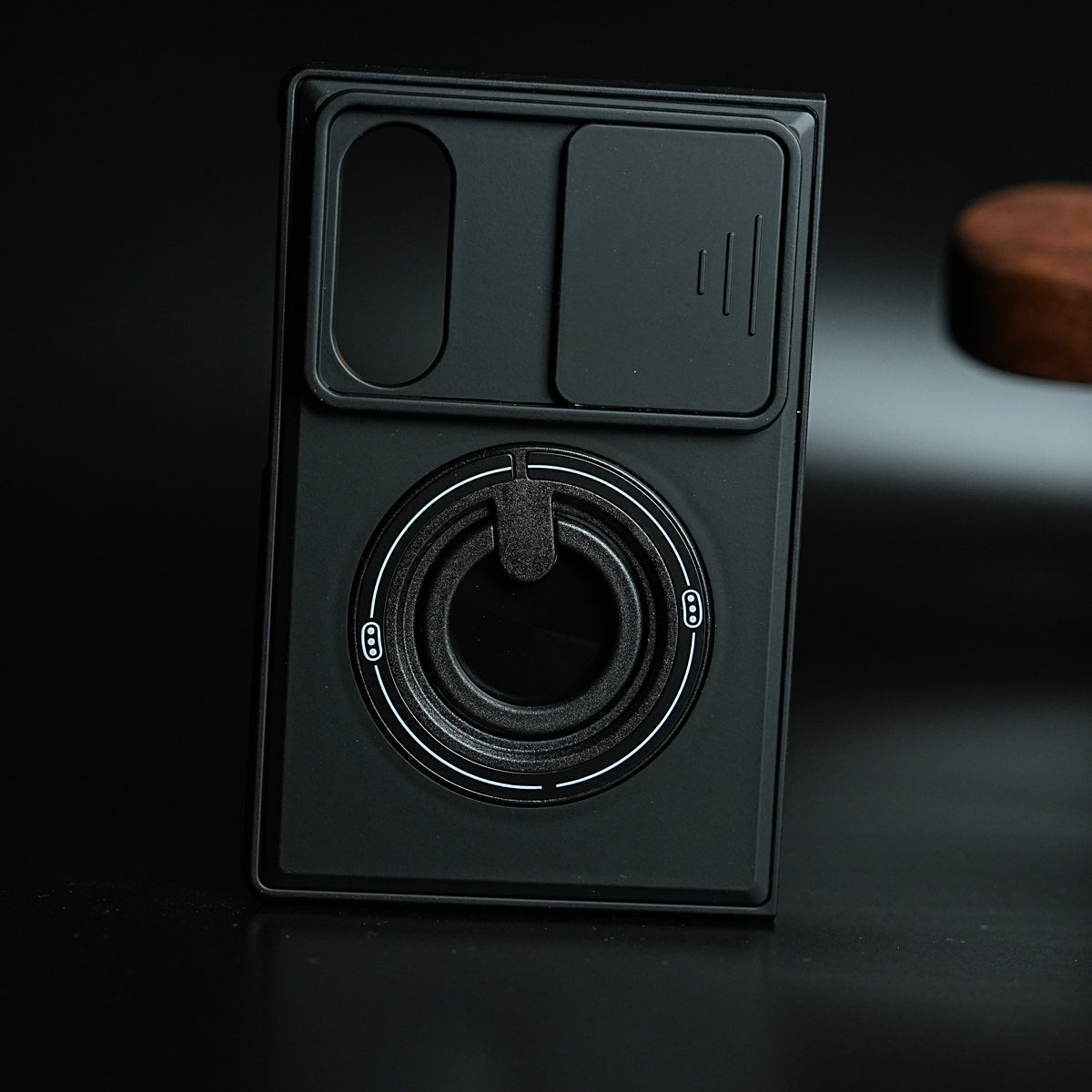 Sliding Camera Shield Case for Galaxy Z Fold 8 | Rotating Ring Stand