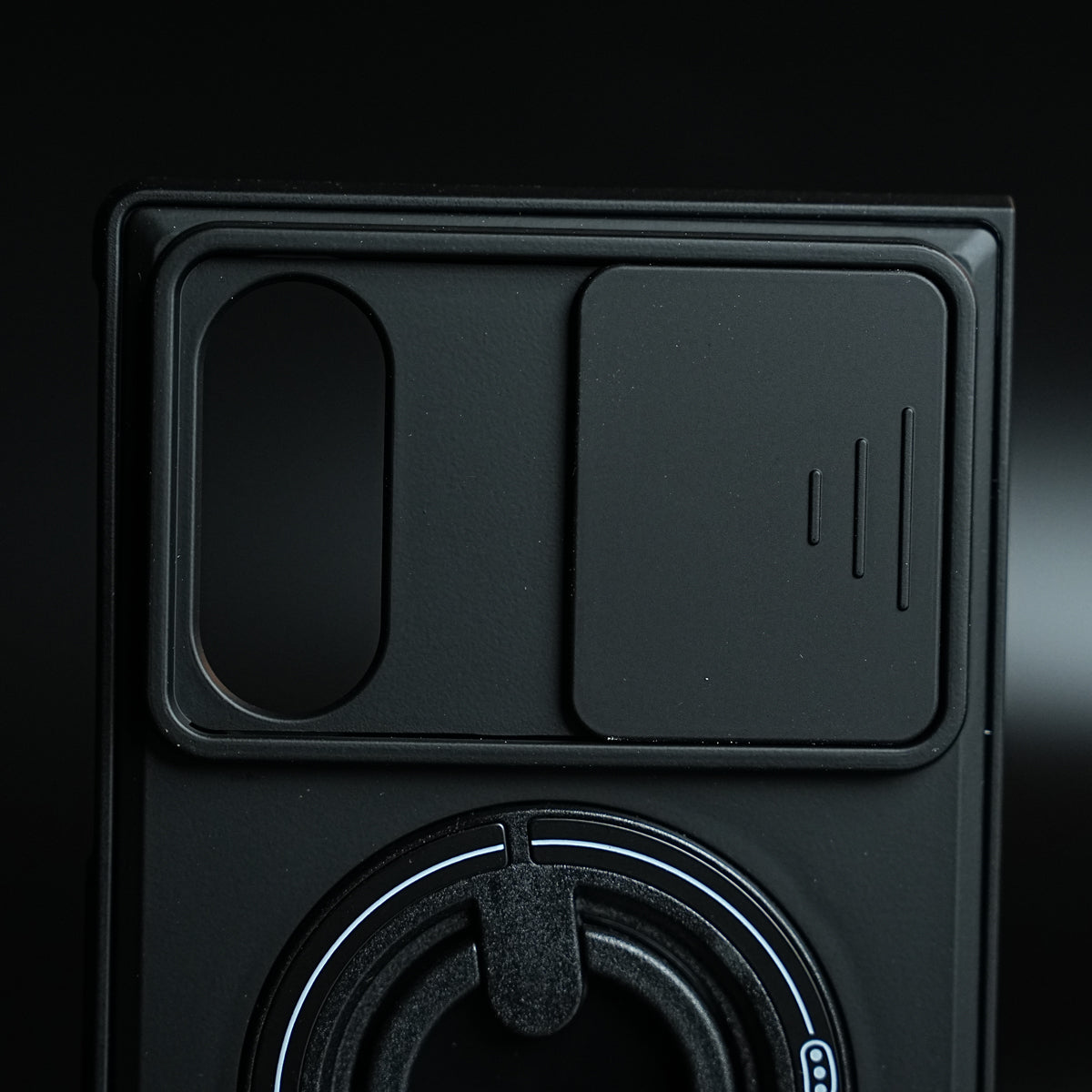Sliding Camera Shield Case for Galaxy Z Fold 8 | Rotating Ring Stand