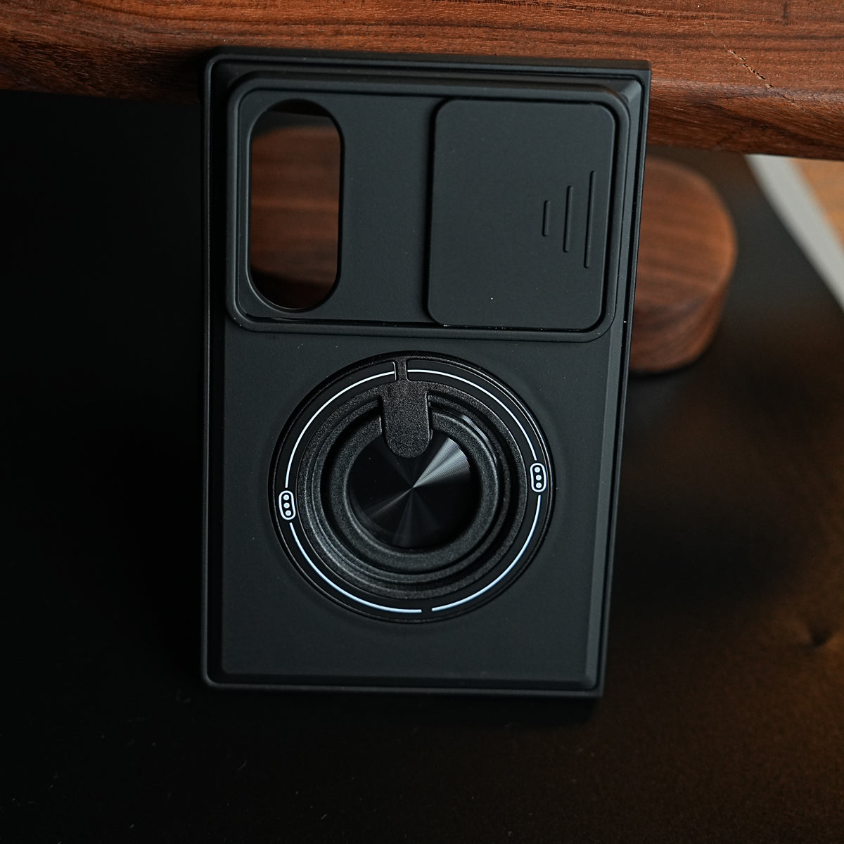 Sliding Camera Shield Case for Galaxy Z Fold 8 | Rotating Ring Stand