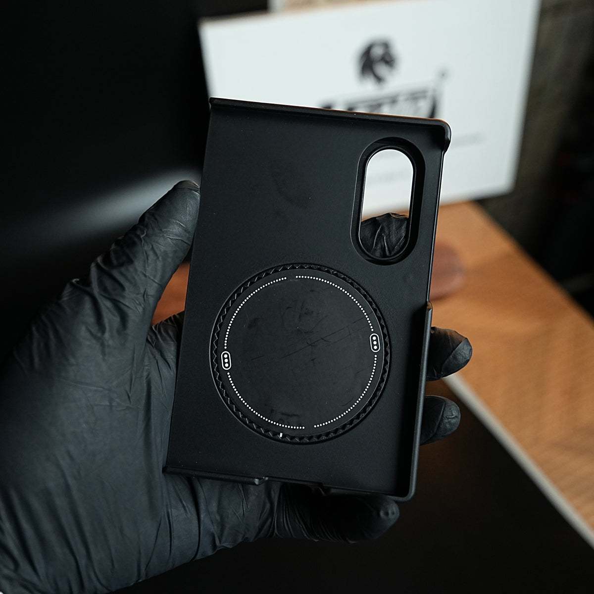 Sliding Camera Shield Case for Galaxy Z Fold 8 | Rotating Ring Stand