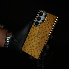 Premium Gold Mirror Case for Galaxy Ultra Series | Printed Design Cover