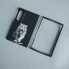 Premium Aramid Fiber Tiger Magnetic Case For Samsung Galaxy Z Fold 8