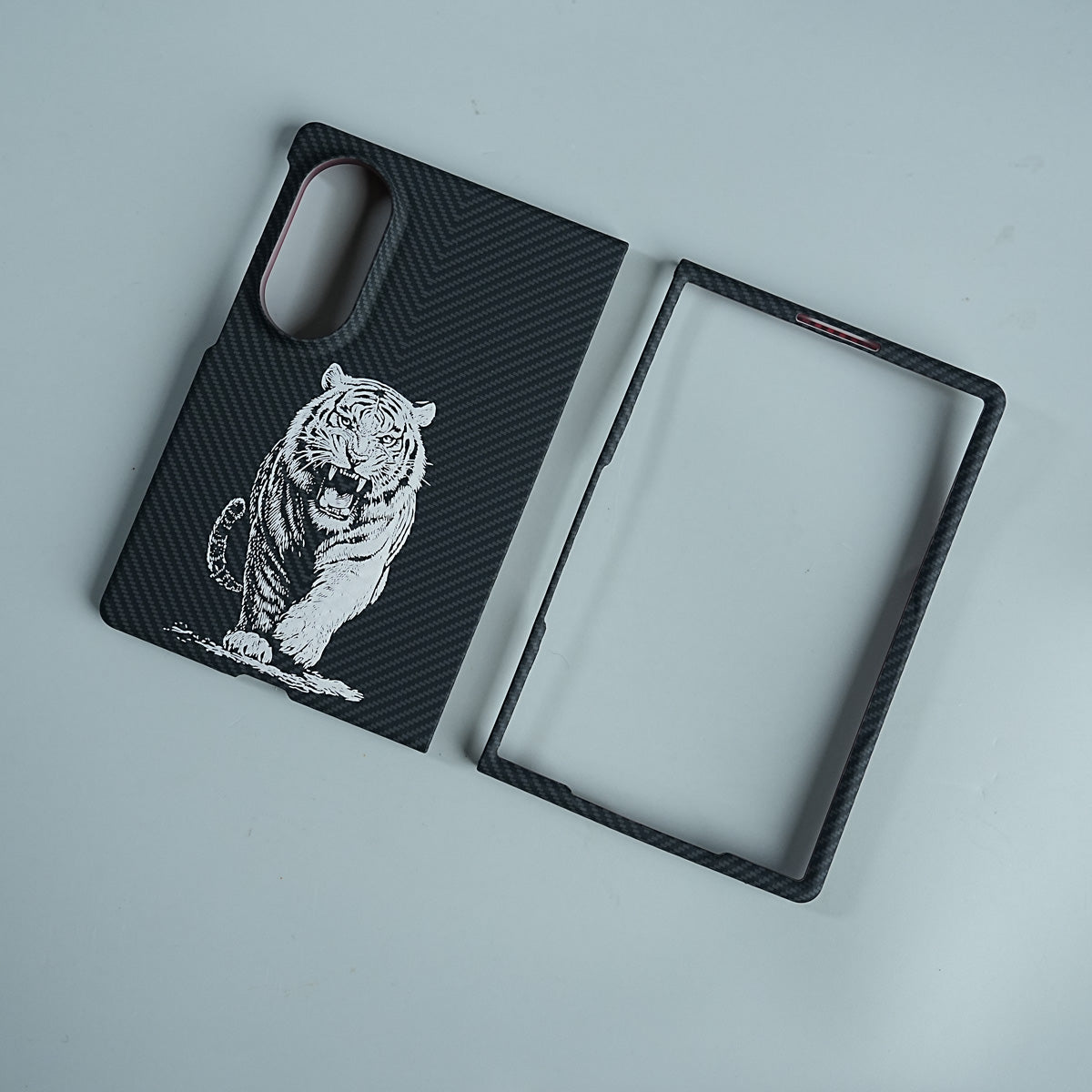 Premium Aramid Fiber Tiger Magnetic Case For Samsung Galaxy Z Fold 8