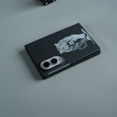 Premium Aramid Fiber Tiger Magnetic Case For Samsung Galaxy Z Fold 8