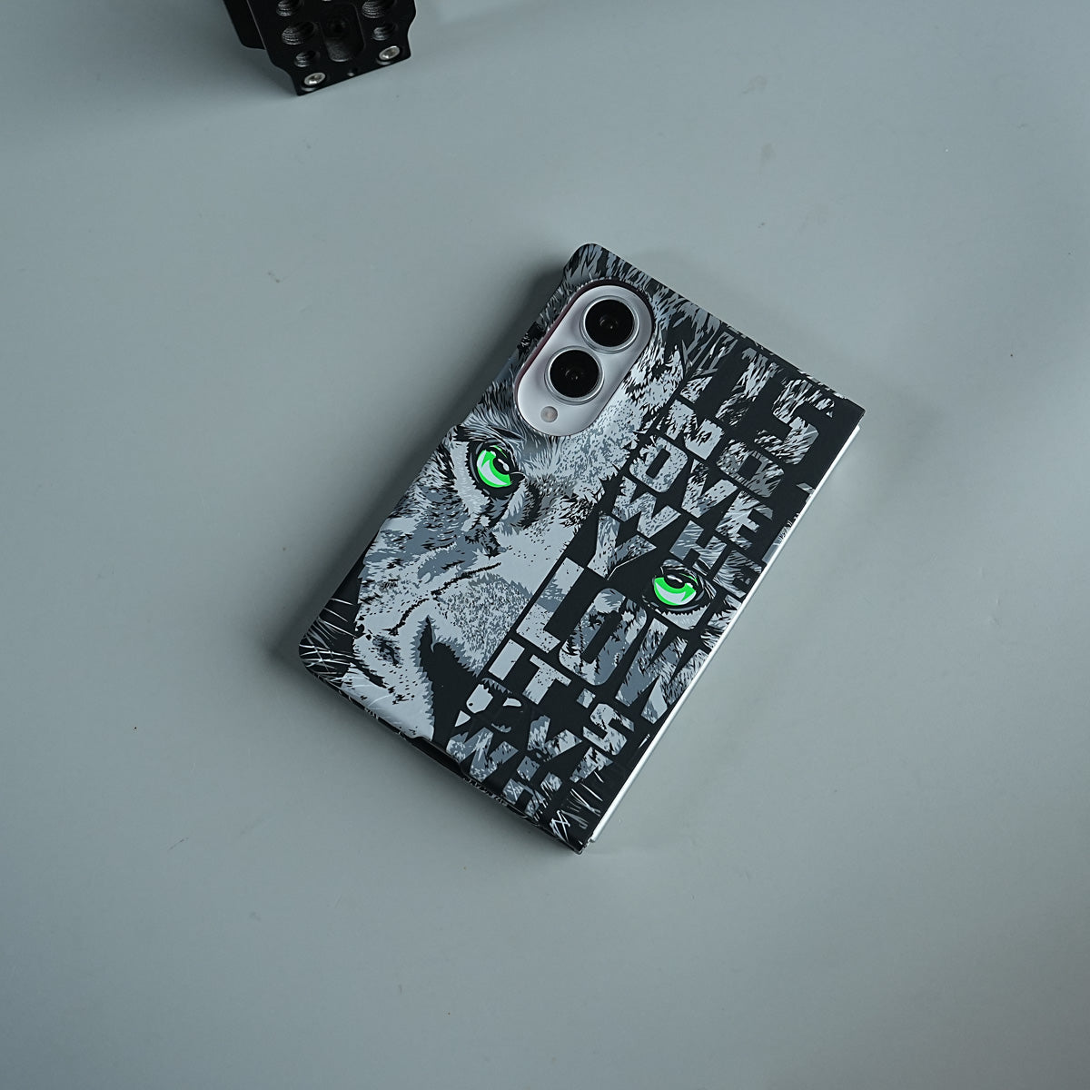 Tiger Graphic Bold Typography Design Case For Samsung Galaxy Z Fold 8