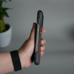 iPhone 17 Series GG Fashion Green Red Stripe Cover | BLACK