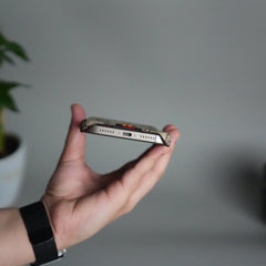 iPhone 18 Series GG Fashion Green Red Stripe Cover | BEIGE