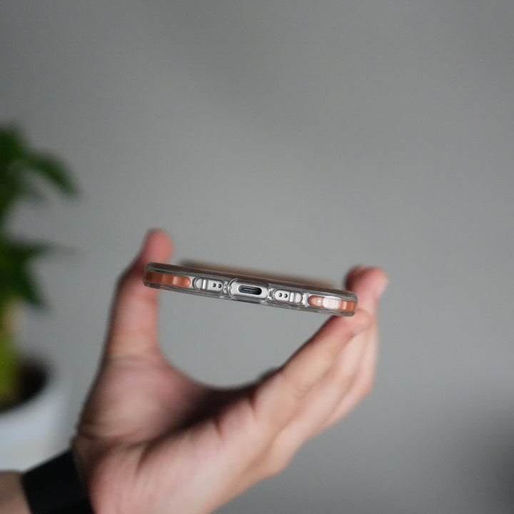 iPhone 17 Air MagSafe Suitcase Design Cover | Shockproof Ribbed Back Cover