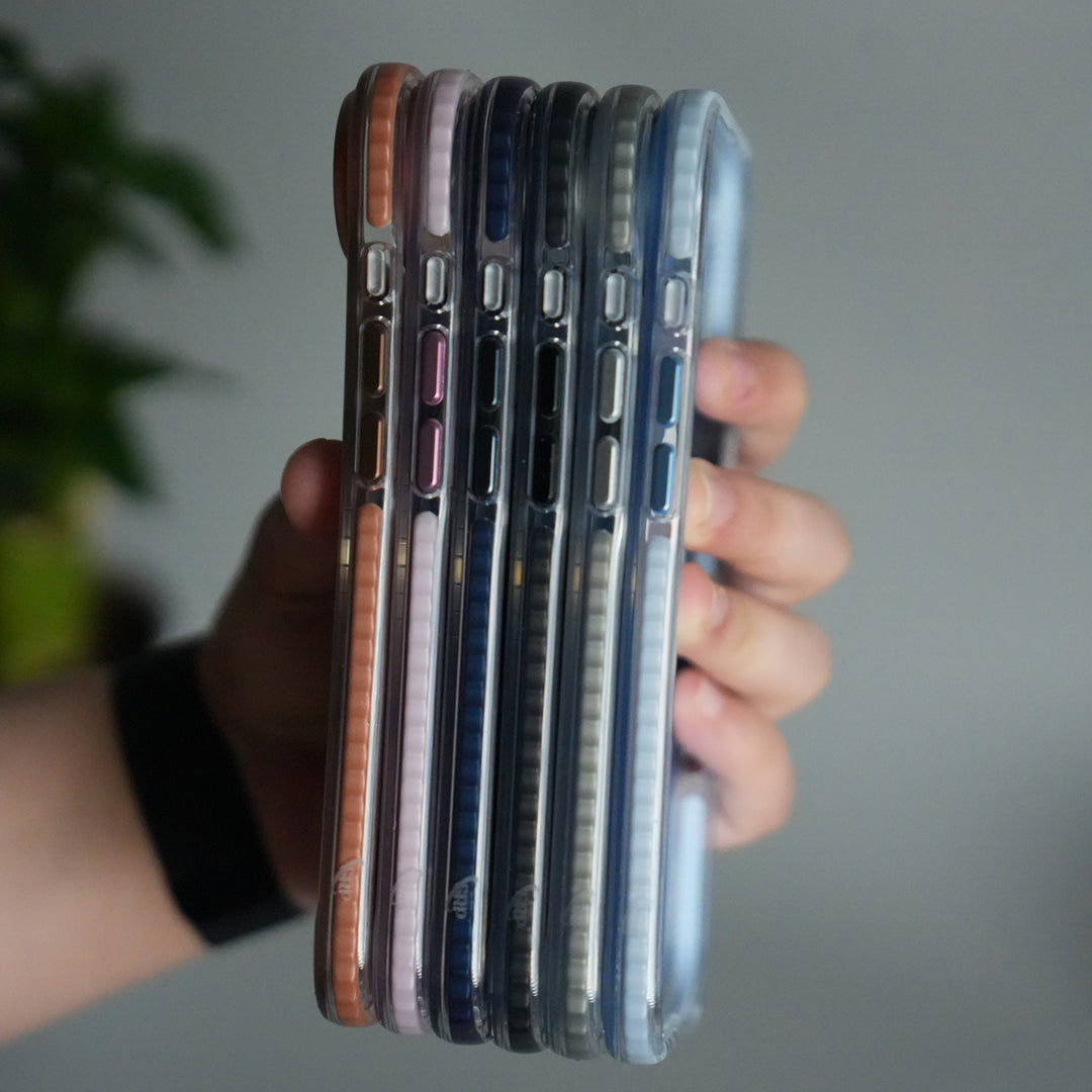 iPhone 17 Air MagSafe Suitcase Design Cover | Shockproof Ribbed Back Cover