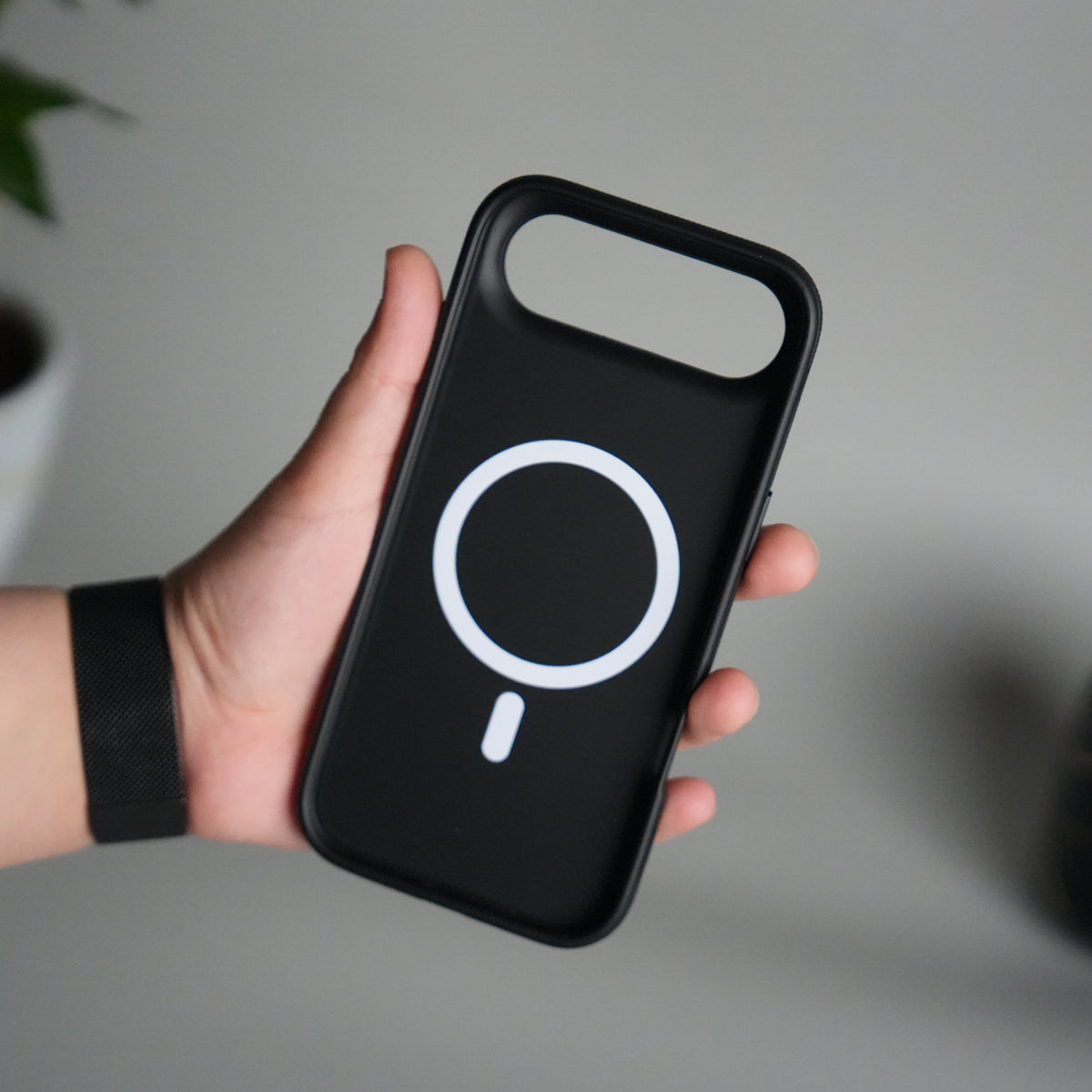 iPhone 17 Air Matte Black MagSafe Case | Magnetic Protective Cover
