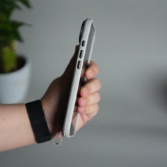 iPhone 17 Air Luxury Leather MagSafe Case | Metal Ring Stand and Grip Holder Cover