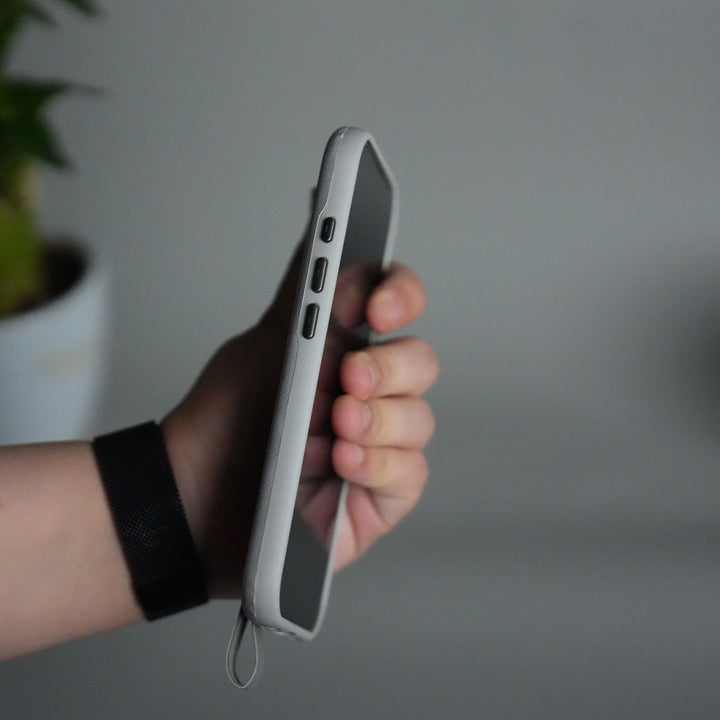 iPhone 17 Luxury Leather MagSafe Case | Metal Ring Stand and Grip Holder Cover