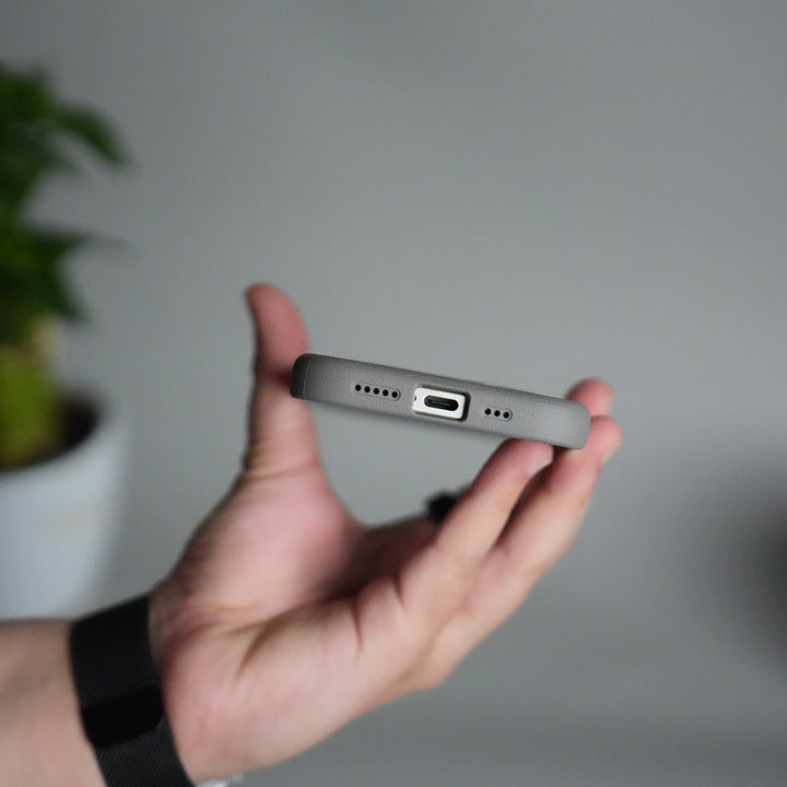 iPhone 17 Texture Case | Rotating Metal Stand Ring Cover