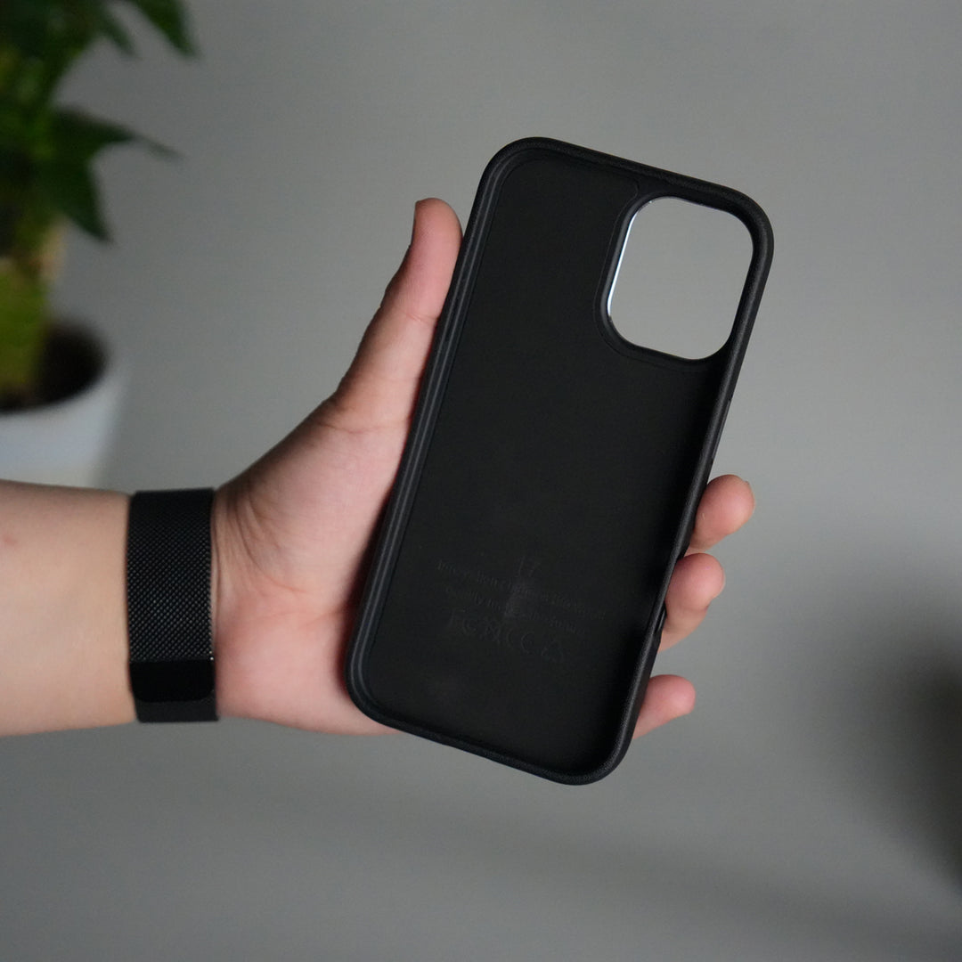 iPhone 17 Texture Case | Rotating Metal Stand Ring Cover