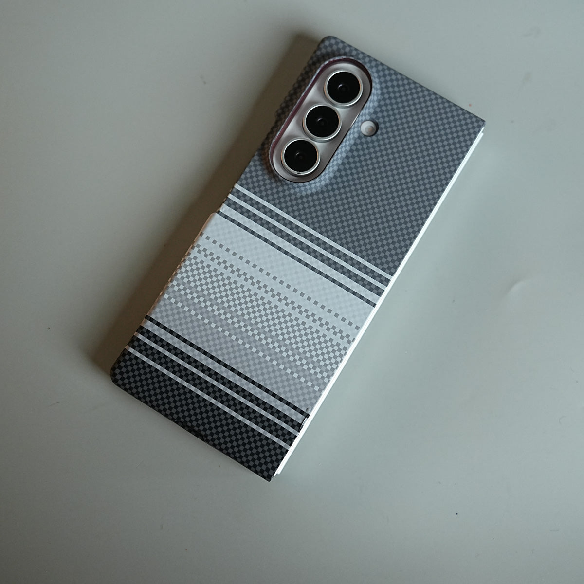 Pixel Checkered Design Case for Galaxy Z Fold 8 Ultra | Magnetic Cover